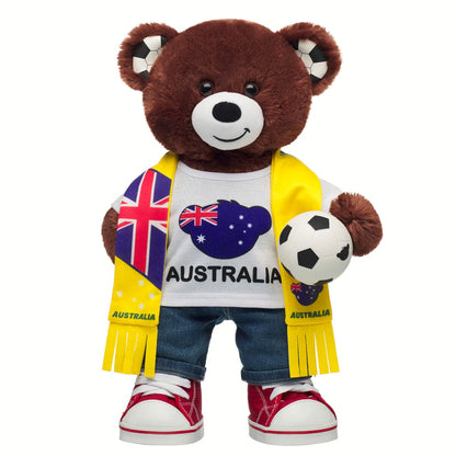 Let's Goal Bear Australia Gift Set | Build-A-Bear - US 6980