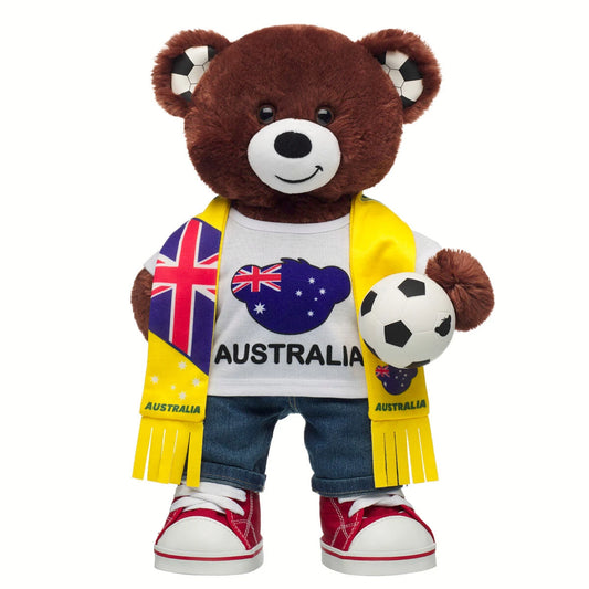 Let's Goal Bear Australia Gift Set | Build-A-Bear - US 9444