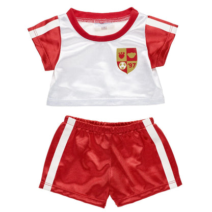 Pawlette™ Plush Red Soccer Set &amp; Soccer Ball | Build-A-Bear® - US 2196