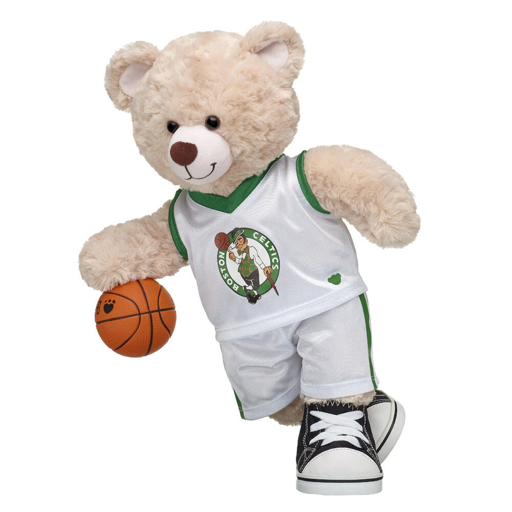 Boston Celtics Basketball Teddy Bear Gift Set | Build-A-Bear® - US 7640