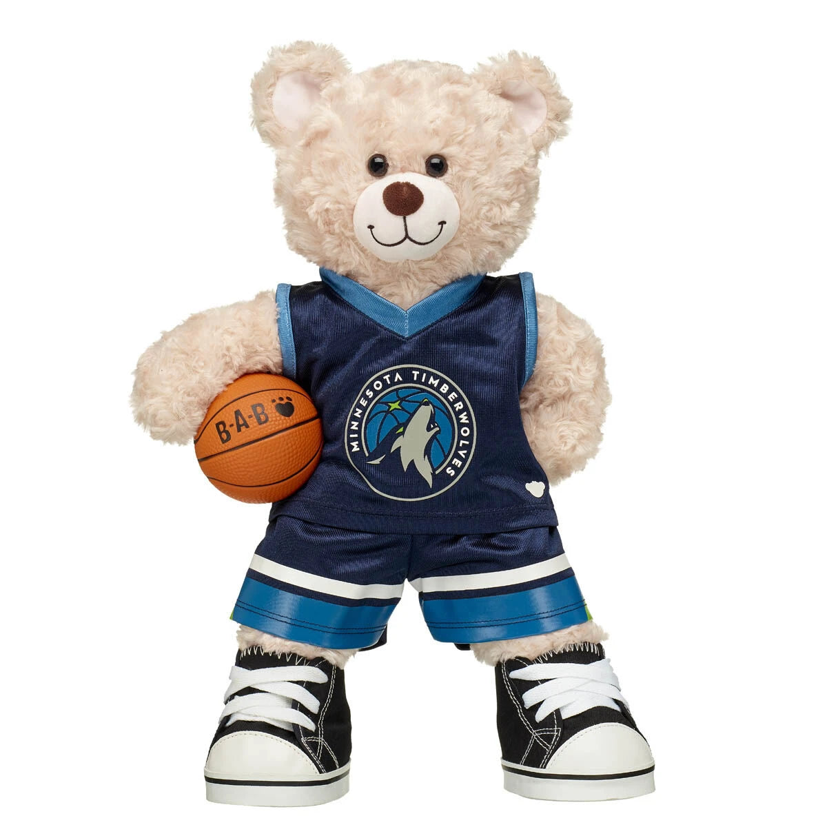 Minnesota Timberwolves Basketball Teddy bear Gift Set | Build-A-Bear® - US 6992