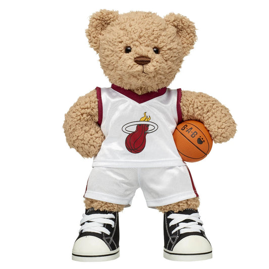Teddy Bear Miami Heat Basketball Gift Set | Build-A-Bear® - US 8793