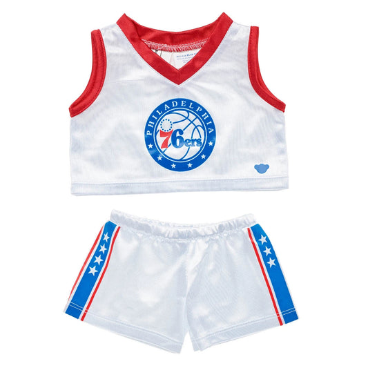 Philadelphia 76ers Uniform 2 pc. for Stuffed Animals | Build-A-Bear® - US 3047