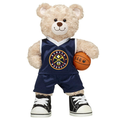 Denver Nuggets Basketball Teddy Bear Gift Set | Build-A-Bear® - US 3749