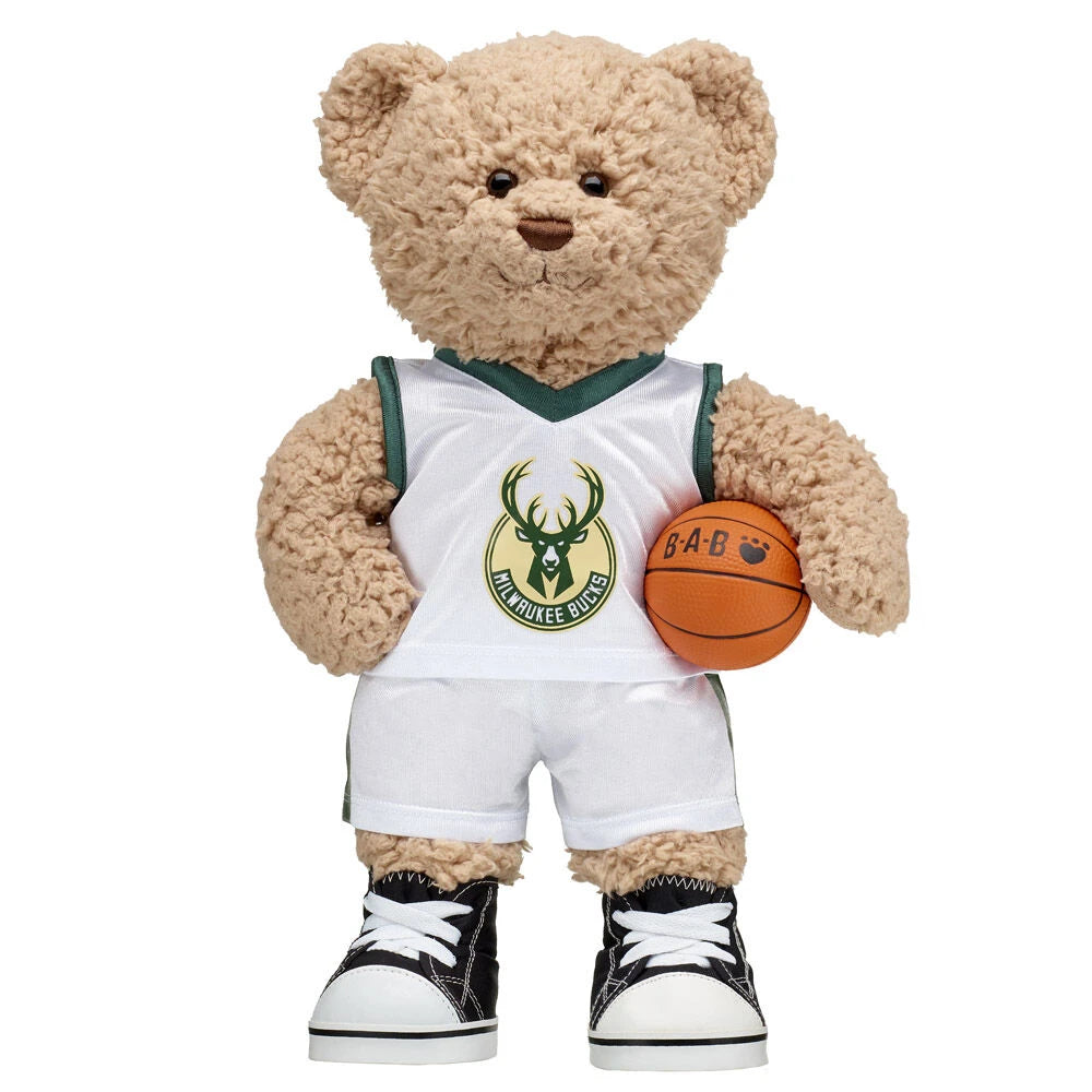 Milwaukee Bucks Timeless Teddy Bear Basketball Gift Set - US 6539