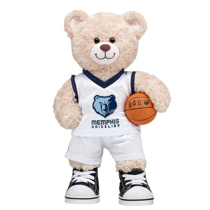 Memphis Grizzlies Basketball Teddy Bear Gift Set | Build-A-Bear® - US 3938