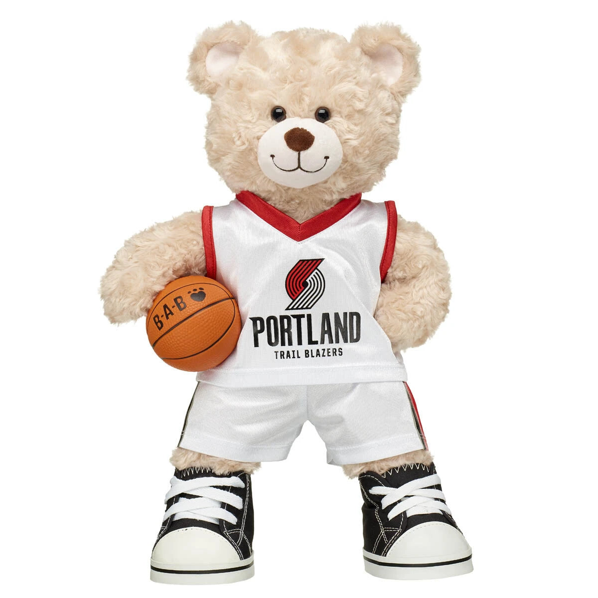 Happy Hugs Teddy Bear Portland Trail Blazers Basketball Gift Set - US 8951