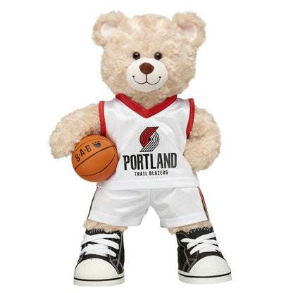 Happy Hugs Teddy Bear Portland Trail Blazers Basketball Gift Set - US 8951