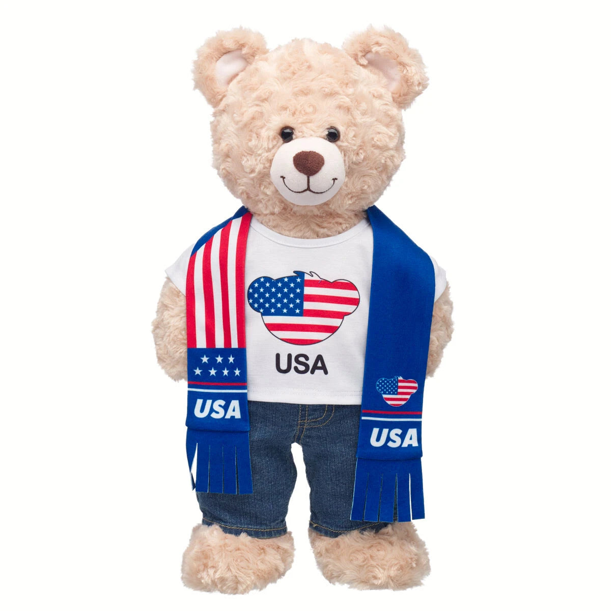 USA Scarf &amp; T-Shirt Set | Build-A-Bear - US 4995