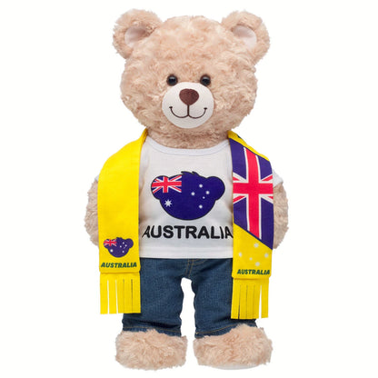 Australia Scarf &amp; T-Shirt Set | Build-A-Bear - US 7557