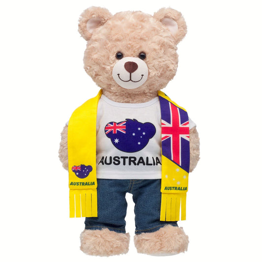 Australia Scarf &amp; T-Shirt Set | Build-A-Bear - US 6197