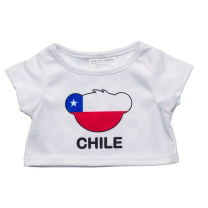 Online Exclusive Chile T-Shirt | Build-A-Bear - US 4077