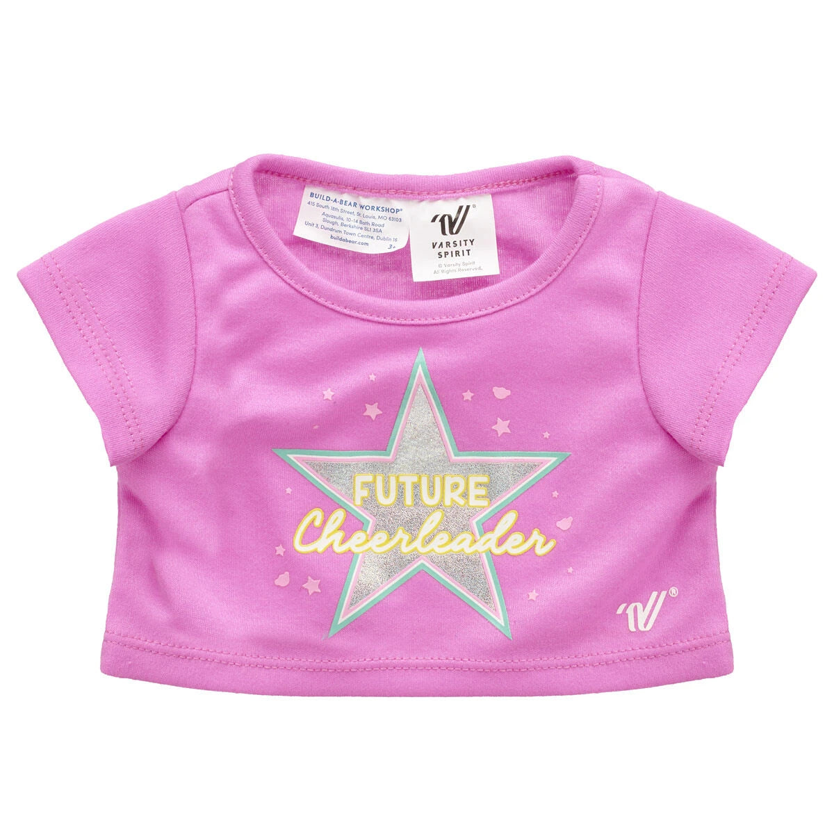 Online-Only Varsity Spirit Future Cheerleader Tee | Build-A-Bear® - US 9974