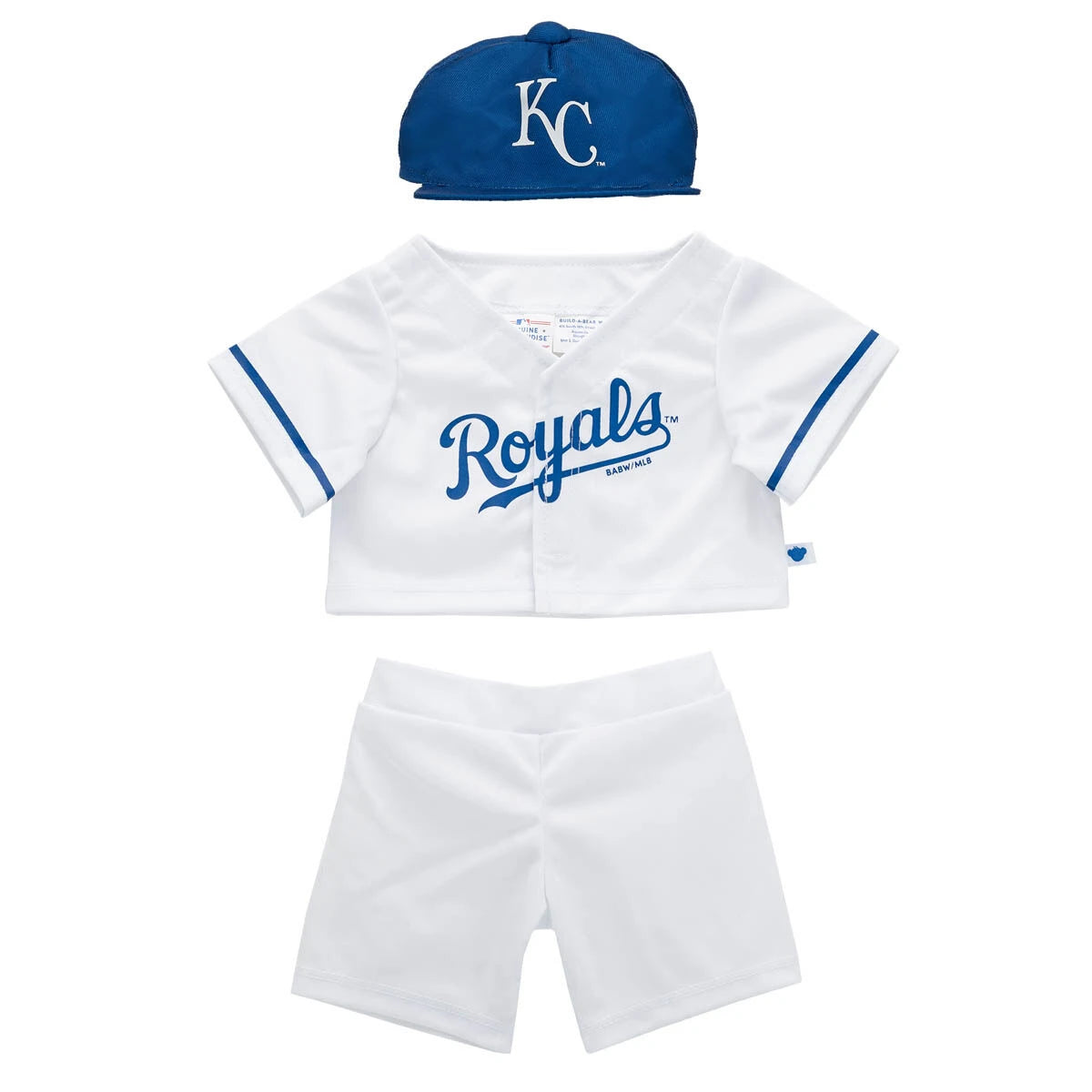 Kansas City Royals™ Uniform 3 pc. for Stuffed Animals | Build-A-Bear® - US 4139