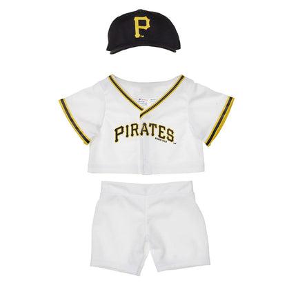 Pittsburgh Pirates™ Uniform 3 pc. for Stuffed Animals | Build-A-Bear® - US 3549