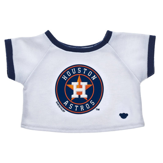 Houston Astros™ Ringer T-Shirt for Stuffed Animals | Build-A-Bear® - US 4474