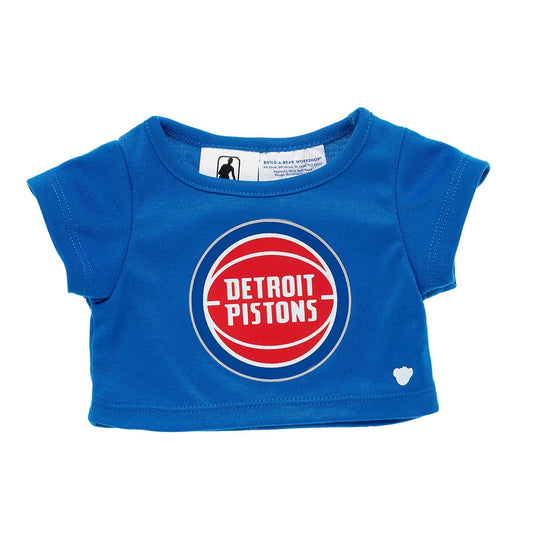Detroit Pistons Stuffed Animal T-Shirt | Shop Now at Build-A-Bear® - US 4757