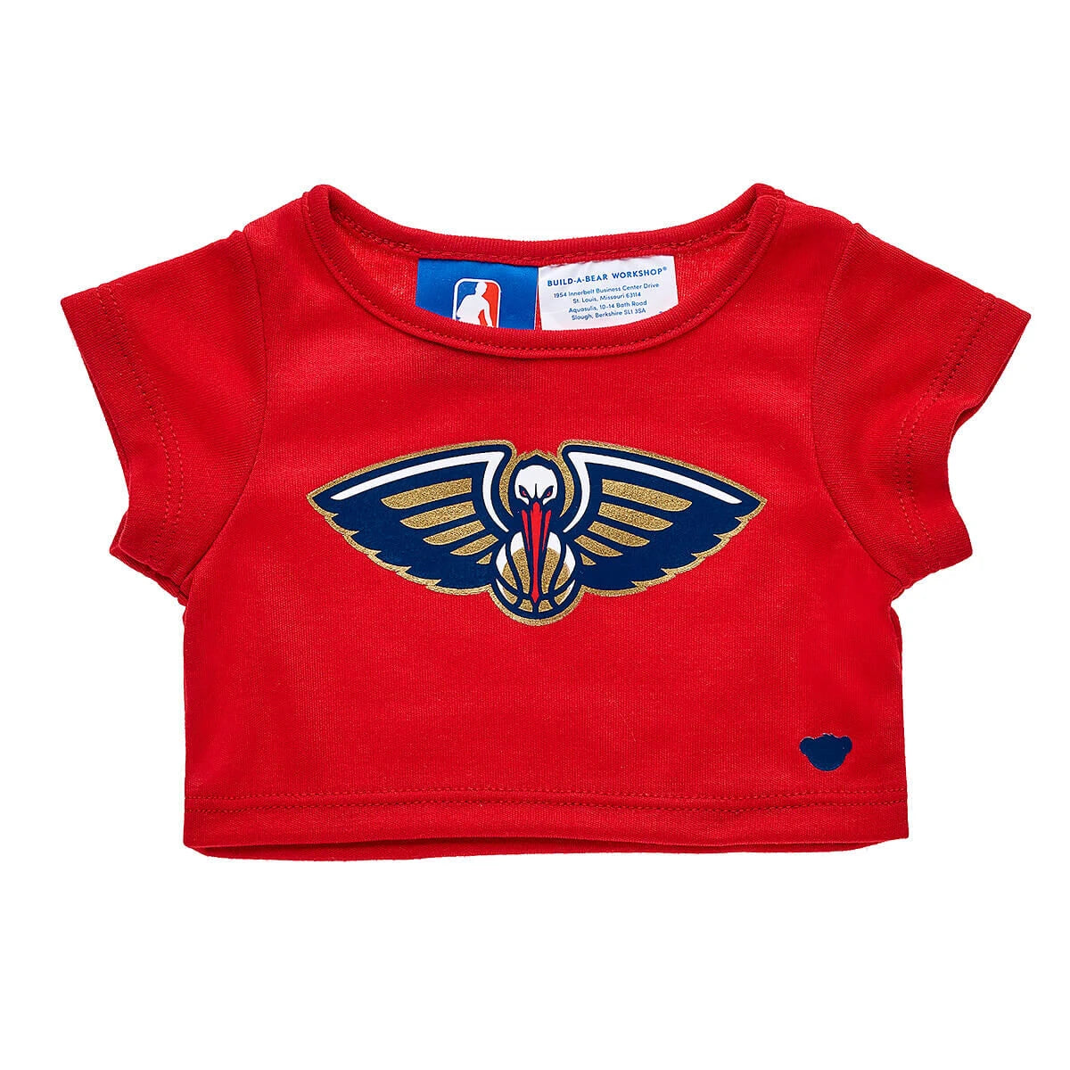 New Orleans Pelicans T-Shirt for Stuffed Animals | Build-A-Bear® - US 3834