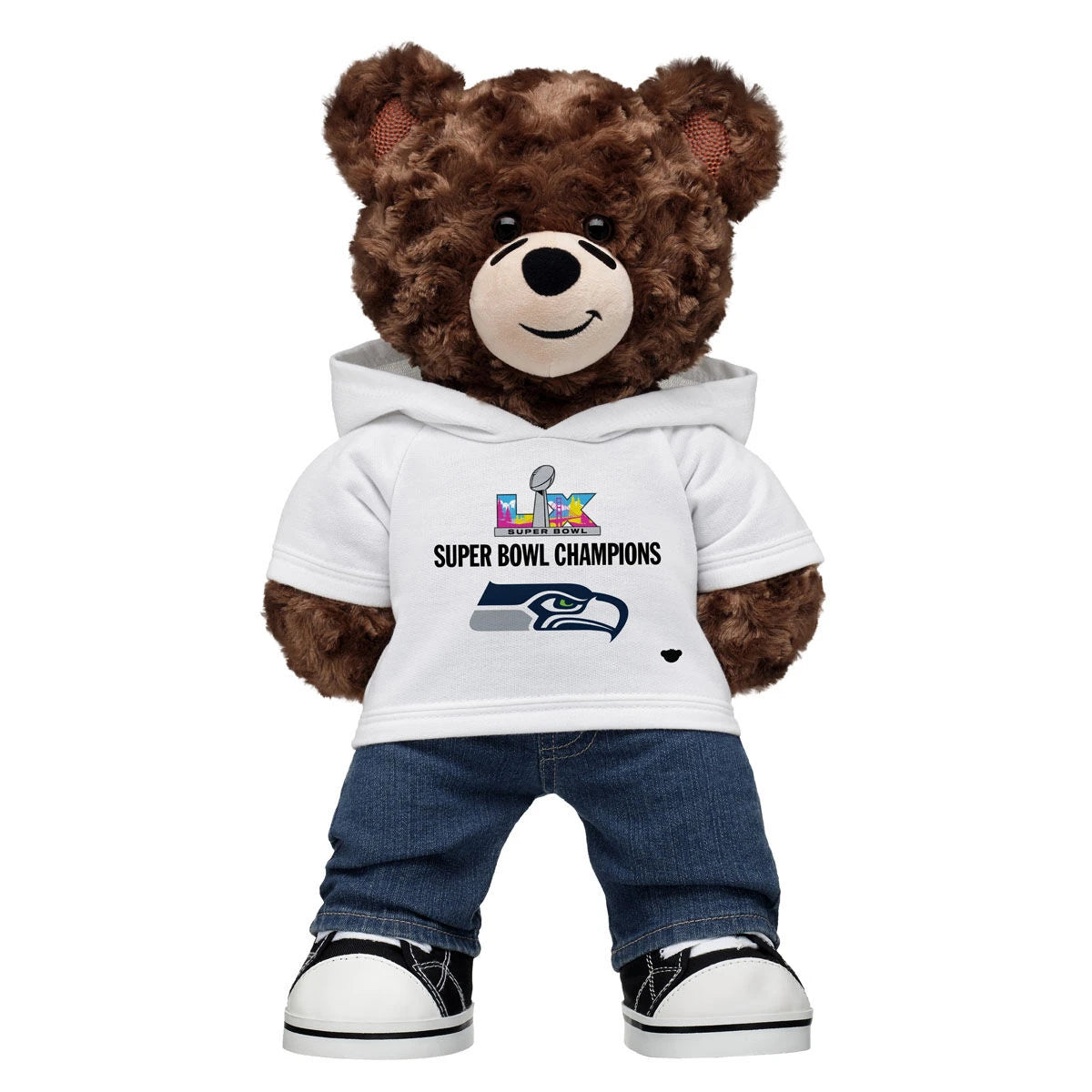 Football Teddy Bear Super Bowl LX Seattle Seahawks | Build-A-Bear - US 5062