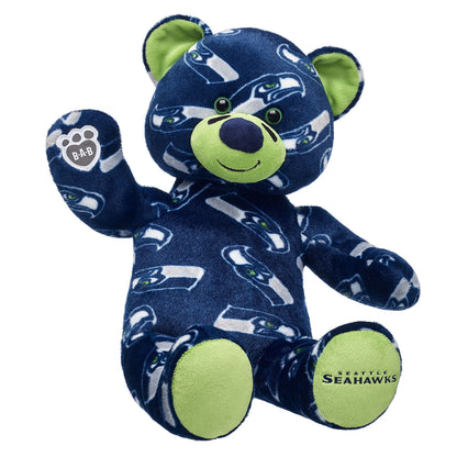 Seattle Seahawks Teddy Bear | Build-A-Bear® - US 6166
