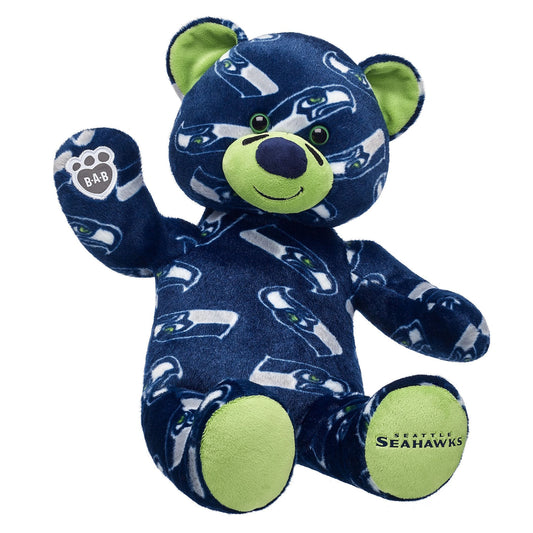Seattle Seahawks Teddy Bear | Build-A-Bear® - US 3621