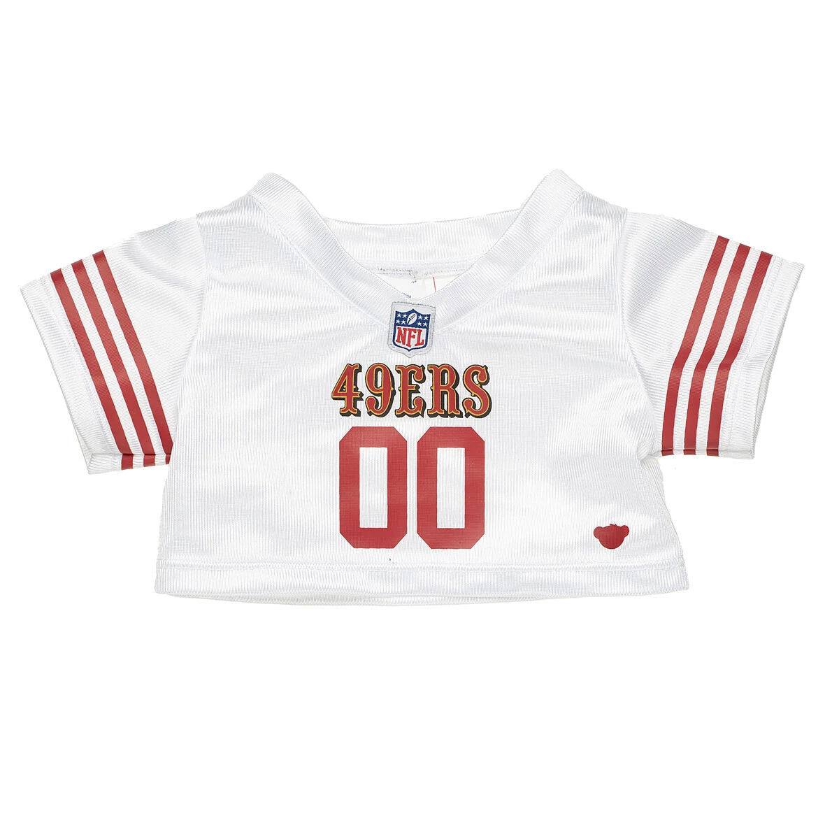 San Francisco 49ers Happy Hugs Teddy Bear Football Gift Set | Build-A-Bear® - US 7846