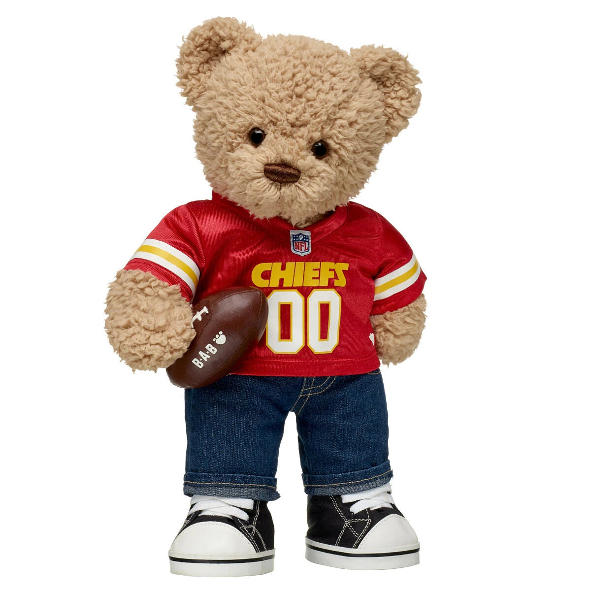 Timeless Teddy Kansas City Chiefs Football Gift Set | Build-A-Bear® - US 7643