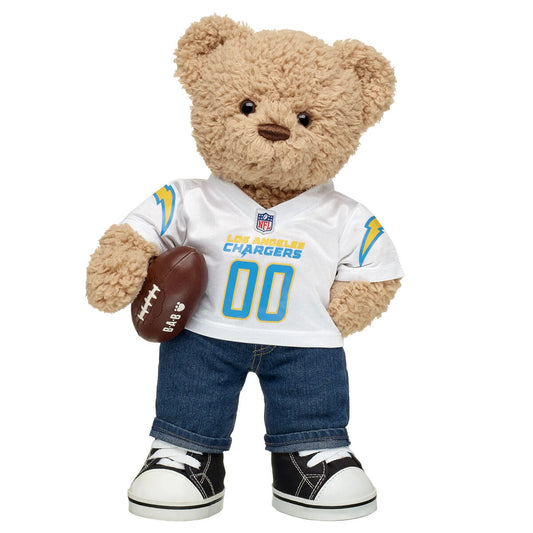 Timeless Teddy Football Los Angeles Chargers Gift Set | Build-A-Bear® - US 2471