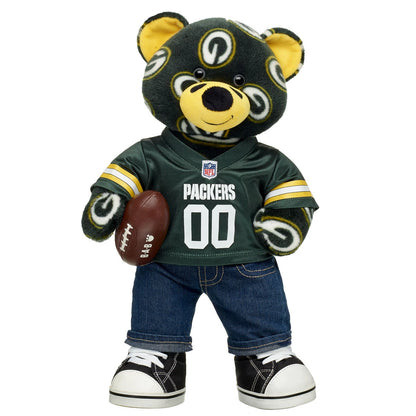 Football Bear Green Bay Packers Gift Set | Build-A-Bear® - US 5140