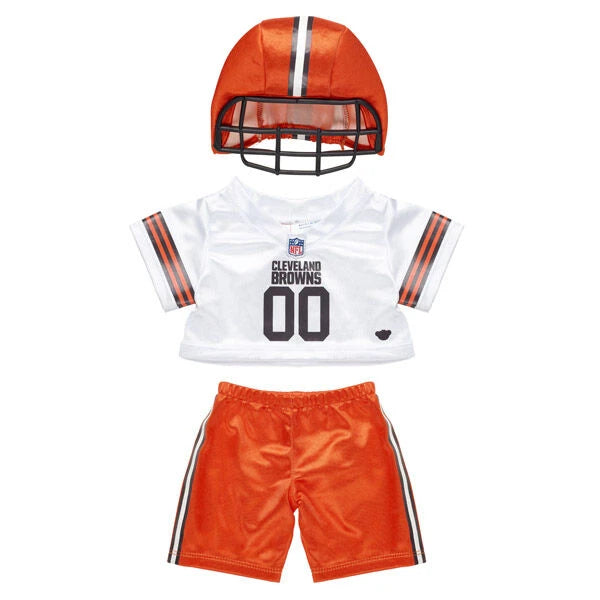 Cleveland Browns 3 pc. Stuffed Animal Uniform | Shop at Build-A-Bear® - US 3509