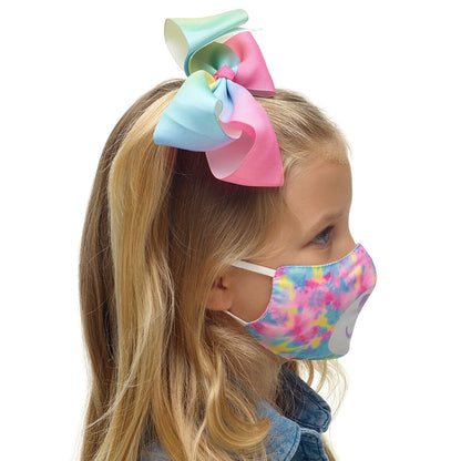 Child-Size Tie-Dye Bear Face Mask | Build-A-Bear® - US 4011