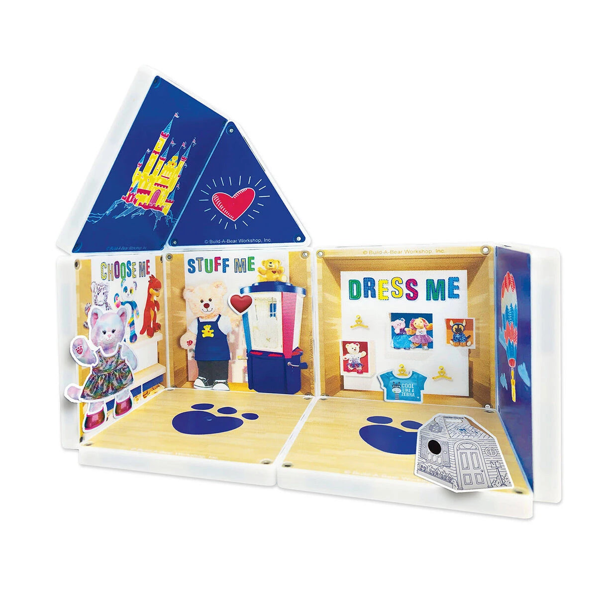 Magna-Tiles® The Workshop Cub Condo for Stuffed Animals | Build-A-Bear® - US 6873