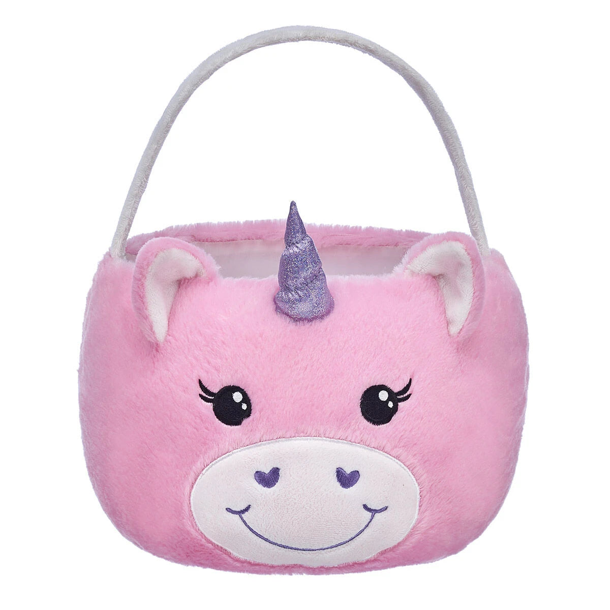 Pink Unicorn Basket for Stuffed Animals | Build-A-Bear® - US 5545