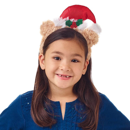 Santa Hat Bear Headband for Kids | Build-A-Bear® - US 8616