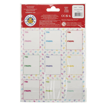 Valentine's Day Tear &amp; Share Sticker Set | Build-A-Bear® - US 4606