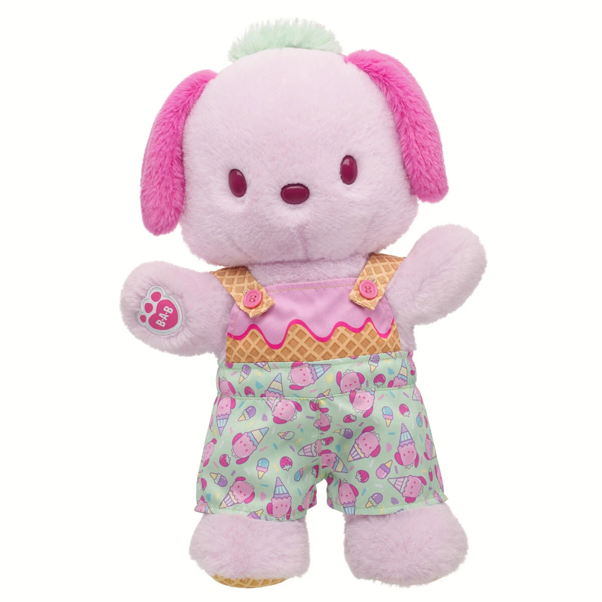 Sanrio Hello Kitty &amp; Friends Strawberry Ice Cream Pochacco Plush | Build-A-Bear - US 5113