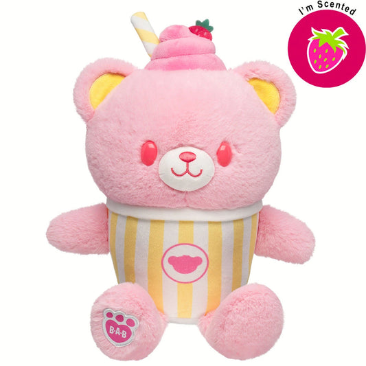 Strawberry Lemonade Bear Slushie Plushie Scented | BAB - US 3807