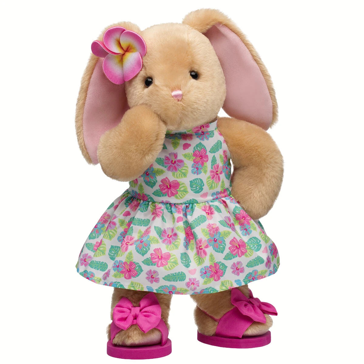 Pawlette Bunny Plush Tropical Gift Set | Build-A-Bear - US 2852