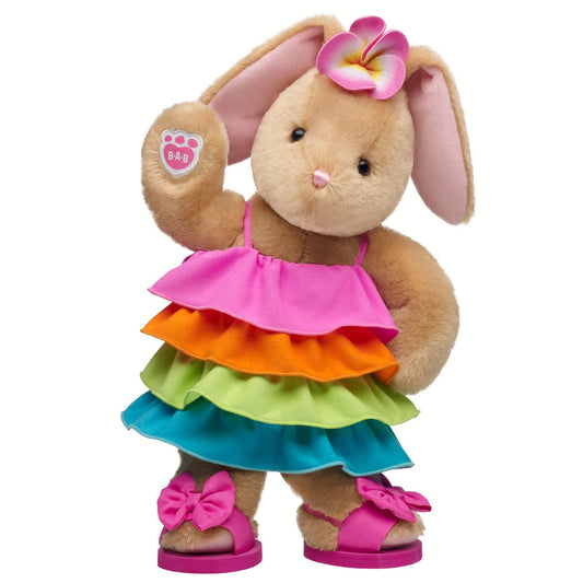 Pawlette Bunny Summer Ruffle Dress Gift Set | Build-A-Bear - US 7961