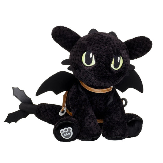 How to Train Your Dragon Toothless Plush &amp; Saddle | Build-A-Bear® - US 6180