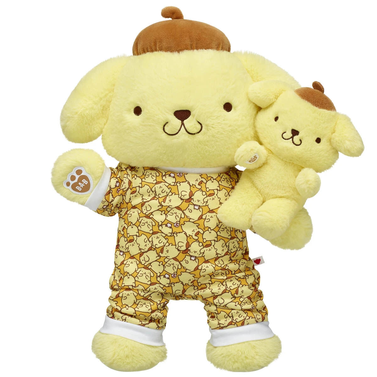 Sanrio® Pompompurin™ Plush with Mini Bean® | Build-A-Bear® - US 5386