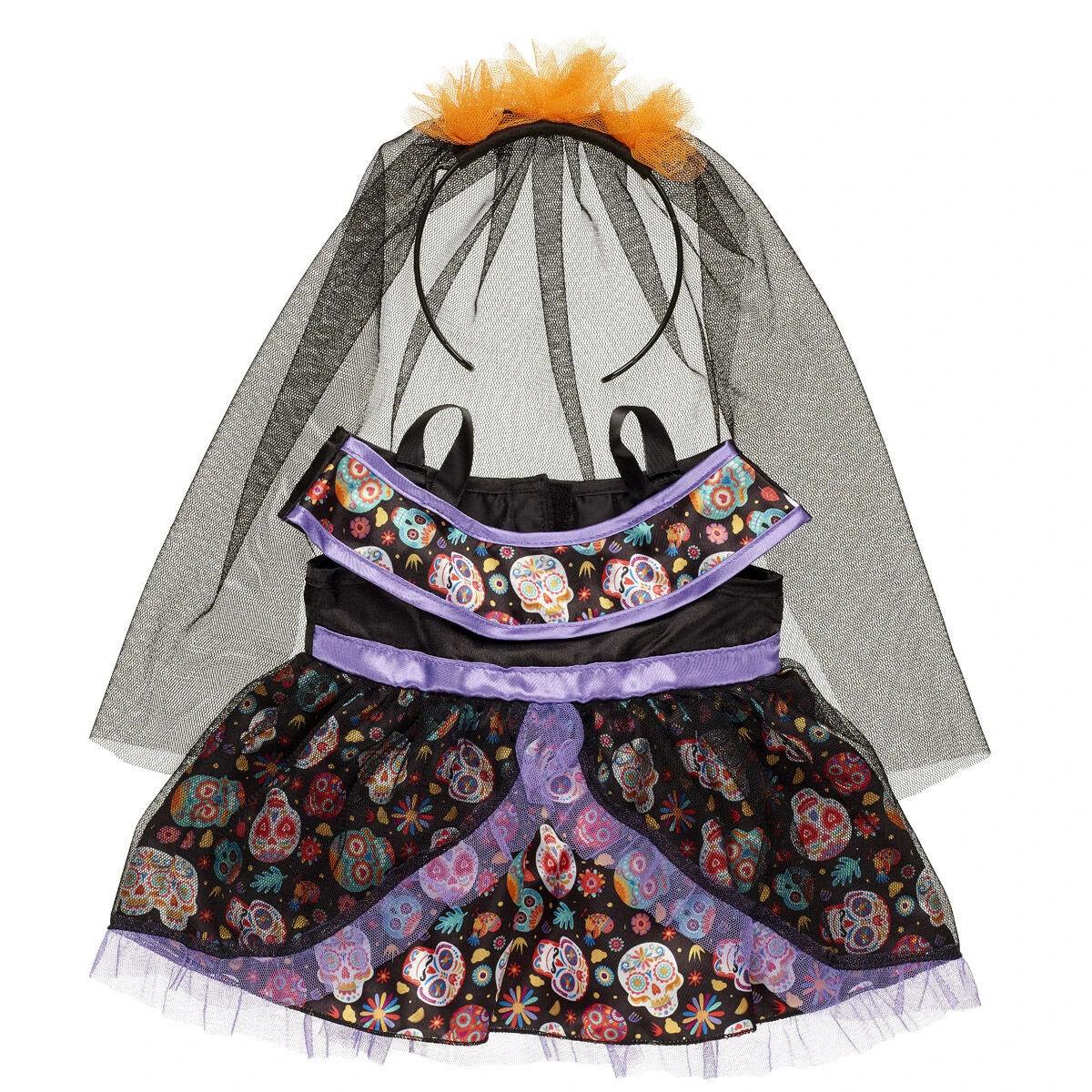 Día de los Muertos Cat Plush Dress Gift Set | Build-A-Bear® - US 7569