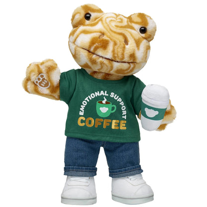 Frappe Frog Stuffed Animal Emotional Support Set | Build-A-Bear® - US 8674