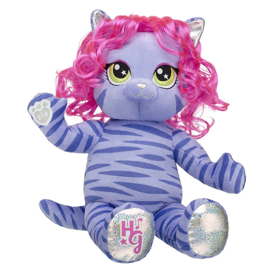 Honey Girls Teegan Tiger Pink Hair Plush Toy Gift Set - US 6010
