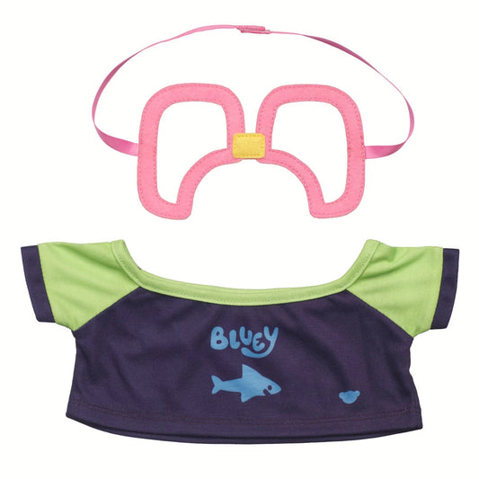 Bluey Swim Shirt &amp; Goggle Set | Build-A-Bear - US 7520