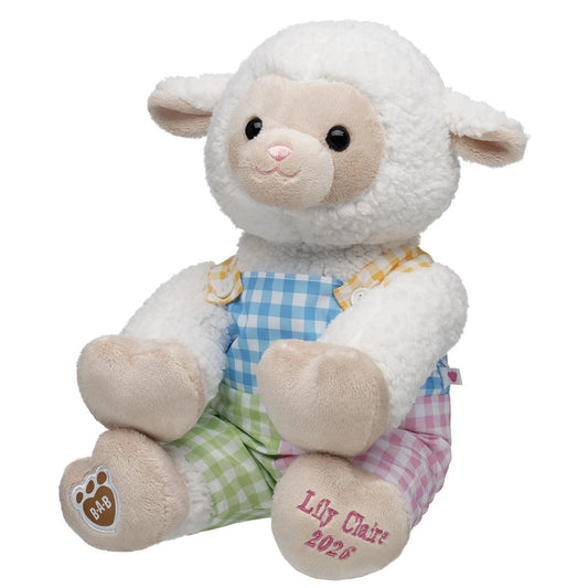 Embroidered Lamb Stuffed Animal Spring Gift Set Easter BAB - US 3227