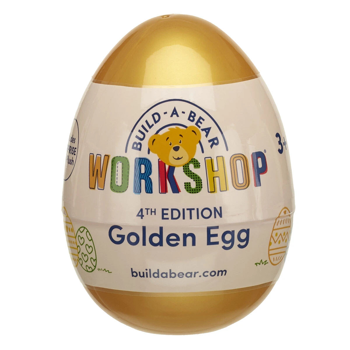 4th Edition Golden Egg - Includes 1 Surprise Mini Plush | Build-A-Bear® - US 8483