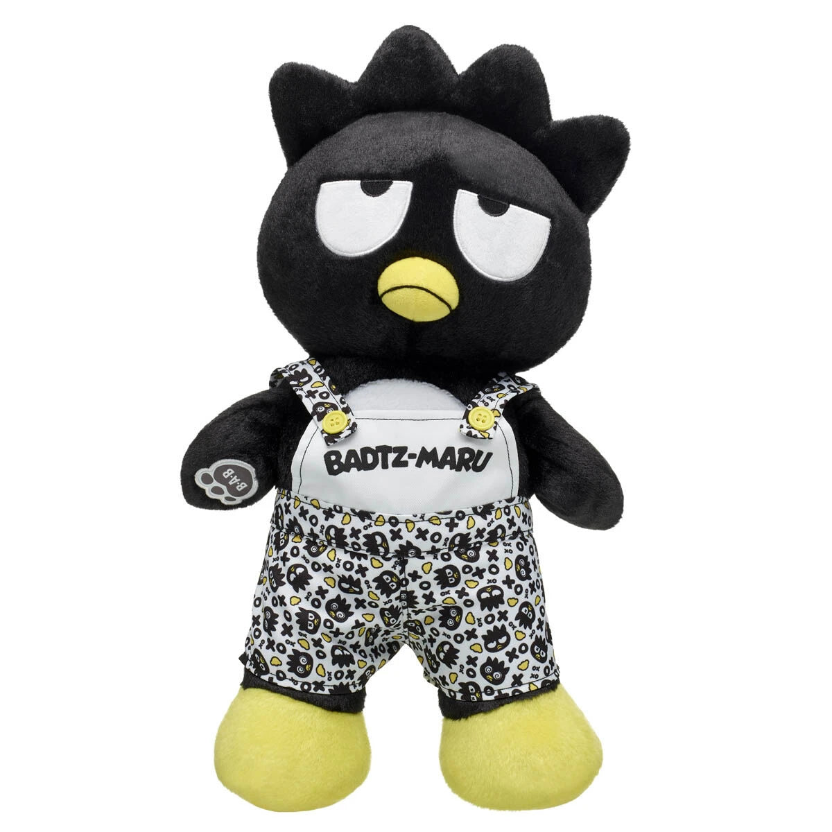 Sanrio® Hello Kitty® and Friends Badtz-maru™ Plush with Overalls| Build-A-Bear® - US 8764