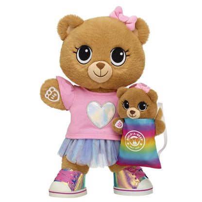 Bearnice Teddy Bear Mini Beans® &amp; Bear Carrier Set | Build-A-Bear® - US 9238