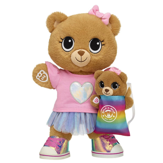 Bearnice Teddy Bear Mini Beans® &amp; Bear Carrier Set | Build-A-Bear® - US 2686